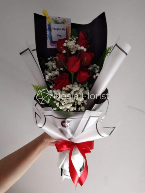 Hand Buket Bouquet Nesia Florist Toko Bunga Palembang