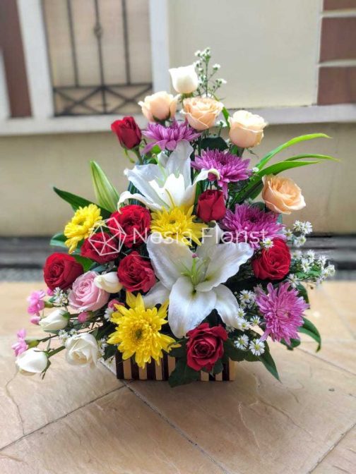 Bunga Meja Nesia Florist Palembang Toko Bunga