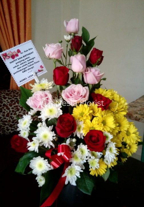 Bunga Meja Nesia Florist Palembang Toko Bunga