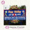 Bunga papan pernikahan nesia florist toko bunga online