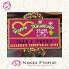 Bunga papan pernikahan nesia florist toko bunga online