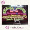 Karangan Bunga Papan Pernikahan Nesia Florist palembang